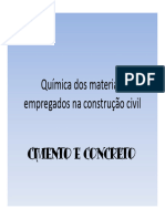 Cimento e concreto