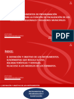 Instrumentos de Programacion y Planificacion para La Funcion de Fiscalizacion de Los Consejeros Regionales y Regidores Municipales