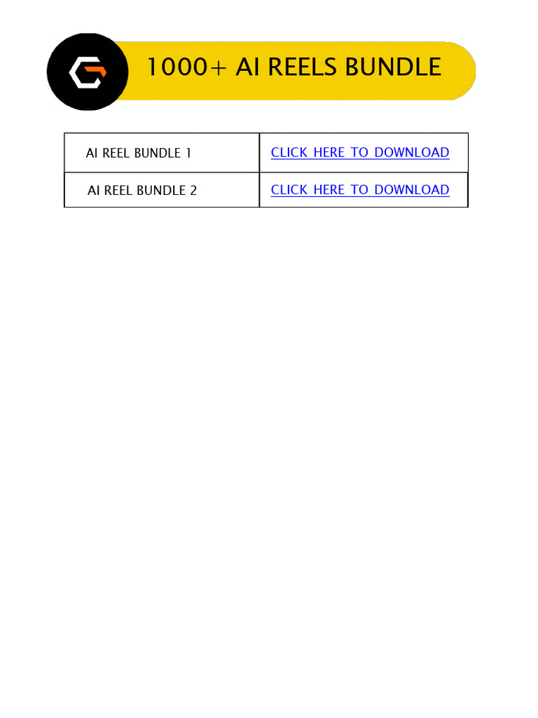 Ai Reels Bundle Pdf