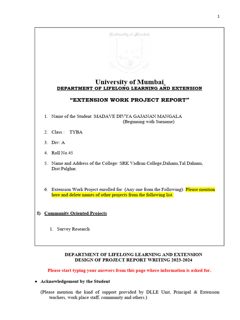 Project Report 2023 24 | PDF