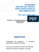 Gestión de Riesgos ISO 31000 - Pensamiento Basado en Riesgos Nov-30-2023