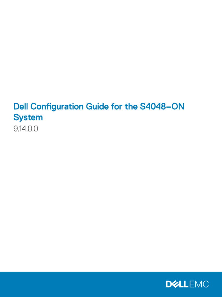 s4048 On User Guide11 | PDF | Command Line Interface | I Pv6