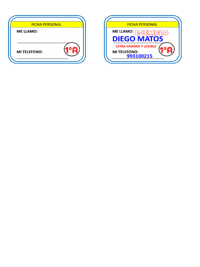 Ficha Personal | PDF