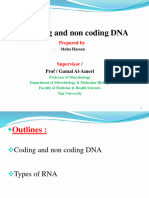 Coding &non Coding DNA