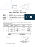 22.2 A3273 - LL - Ramon Castilla - Certificado Concertina