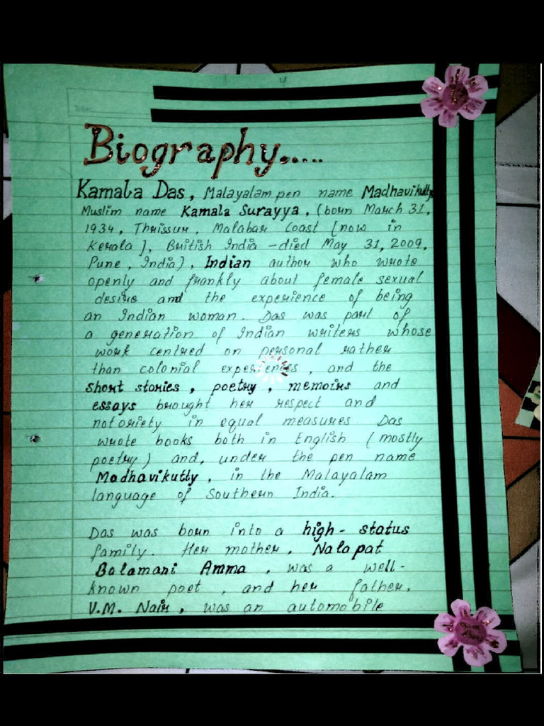 HOW TO WRITE A BIOGRAPHY ABOUT YOUR MOTHER visual data 5