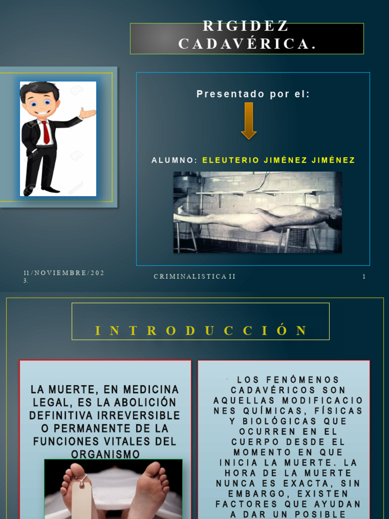 Rigidez Cadavérica: Análisis Forense | PDF | Anatomía