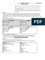 Enregistrement et Fichiers