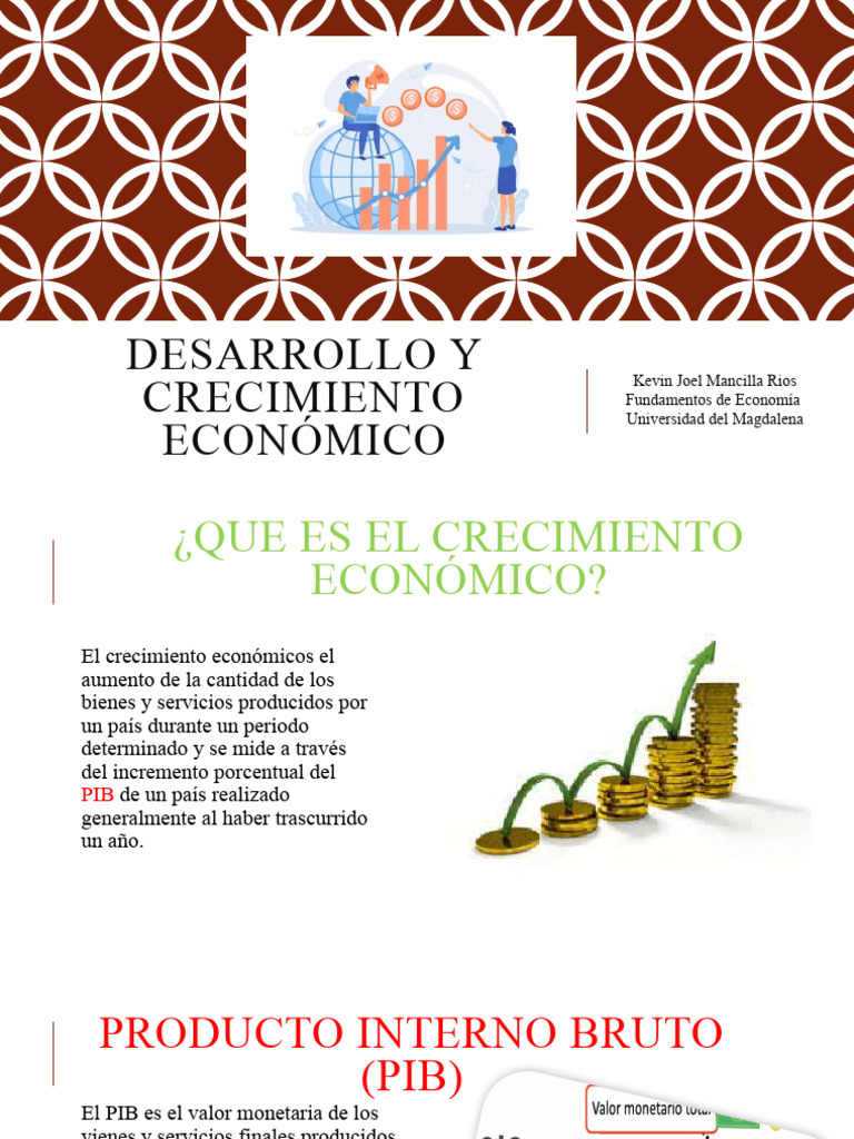 Diapositivas Economia | PDF | Producto Interno Bruto | Crecimiento ...