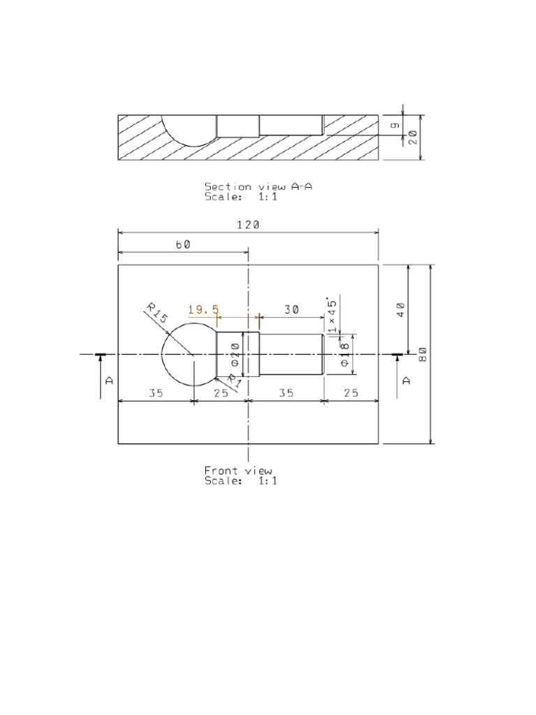 Crtanje Pomoću Računara - Crtez 1 | PDF