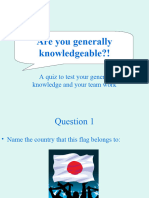 Are you Generally Knowledgeable