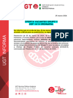 Oferta Vacantes Grupo V Ord.18-19