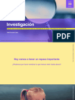 Investigación - repaso y tema de investigación