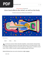 How Food Affects The Mind, As Well As The Body - The Economist