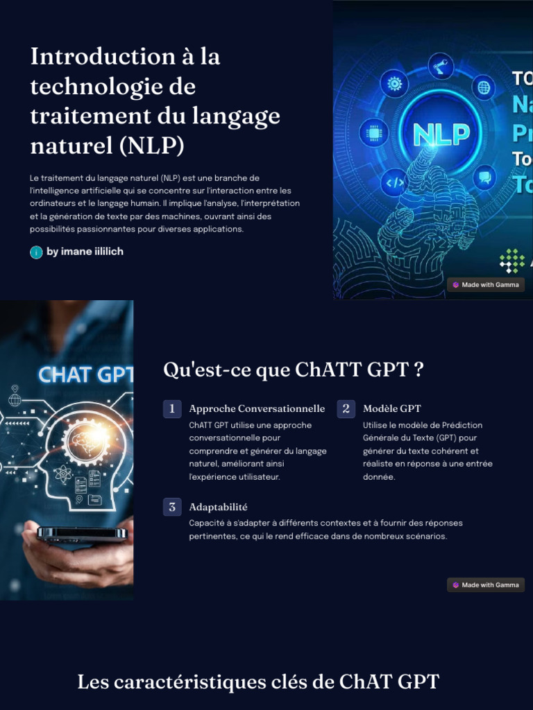 Introduction à ChatGPT et NLP | PDF | Sciences cognitives | Informatique