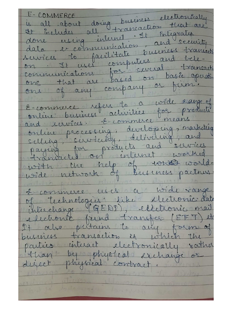 E Commerce Pdf