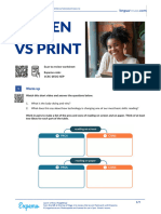 Screen Vs Print British English Student