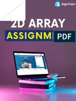 Assignment 2D Array