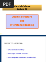 Materials Science - Lecture #2 - Atomic Structure