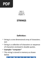 Chapter 6 Strings