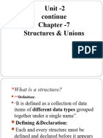 Chapter - 7structure and Union