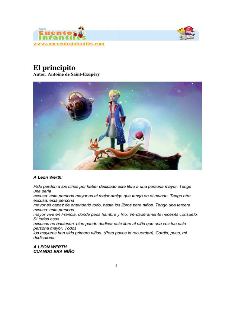 El Principito Ilustrado Pdf