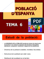 Tema 6. La Població Despanya