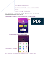 Guide Dutilisation Fonctionnalité Partage Du Jeu