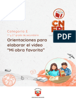 ORIENTACIONES CATEGORIA E - EL PERÚ LEE