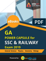 General Awareness Power Capsule for SSC Railways Exam 2019 Adda247