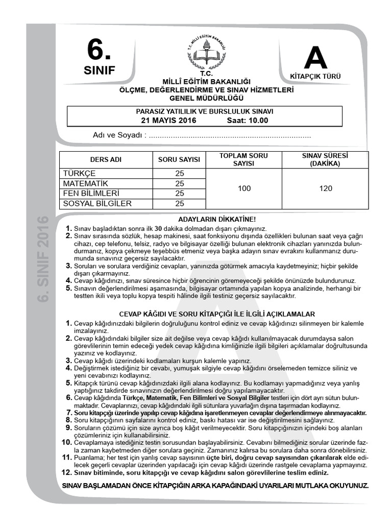 6 Sinif A Pdf