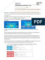 Guía de Aprendizaje Matemática 5 Multiplicacion N 3 2021