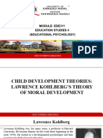 EDES311 WEEK 3 SESSION 3 Lawrence Kohlbergs theory of moral development (3)