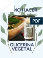 Cómo Glicerina Vegetal