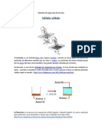 Metodos de Separacion de Mezclas