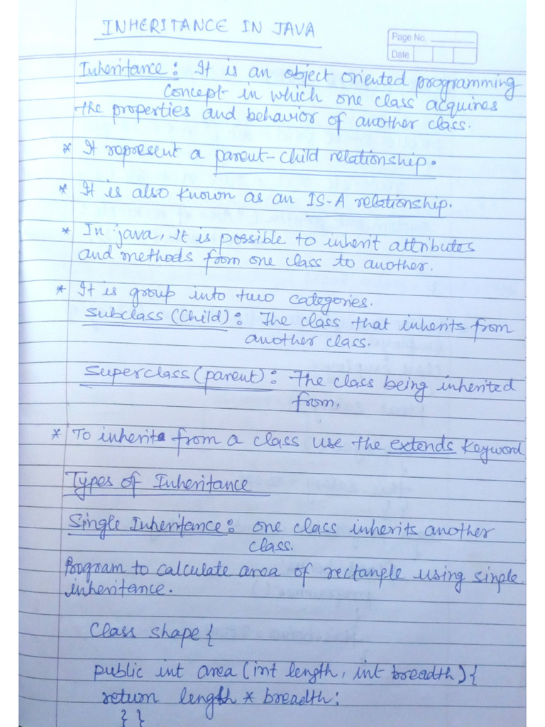 Java Notes | PDF