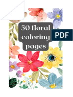 Floral Inspirations Coloring Bookwith Uplifting Messages