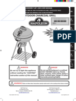 Outdoor Charcoal Grill: Assembly Use and Care Manual