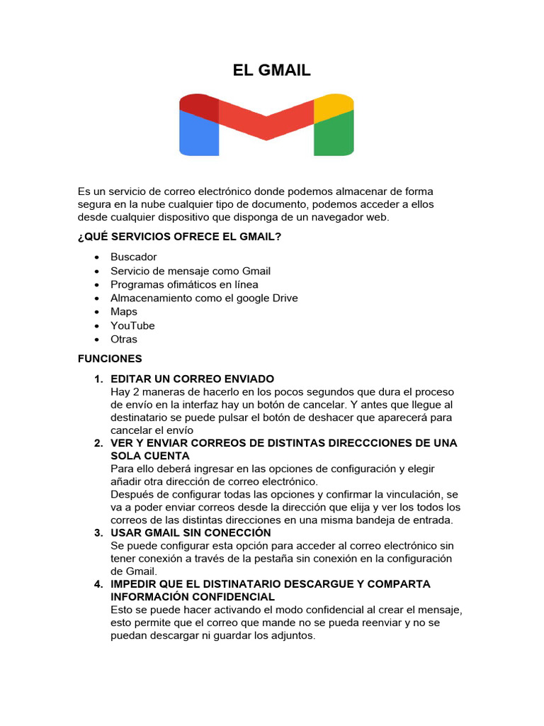 Cómo enviar tareas por Gmail | PDF | Gmail | Servicios en línea