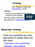 5.Black Box Testing and Levels of Testing