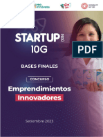 StartUpPeru 10G Bases Finales Emprendimientos Innovadores