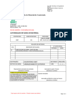 Dc ID 5127 - Autorização de Saída de Material de Contratada (Recuperação Automática)