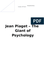 Jean Piaget Bibliography