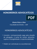 HONORÁRIOS - AULA USP