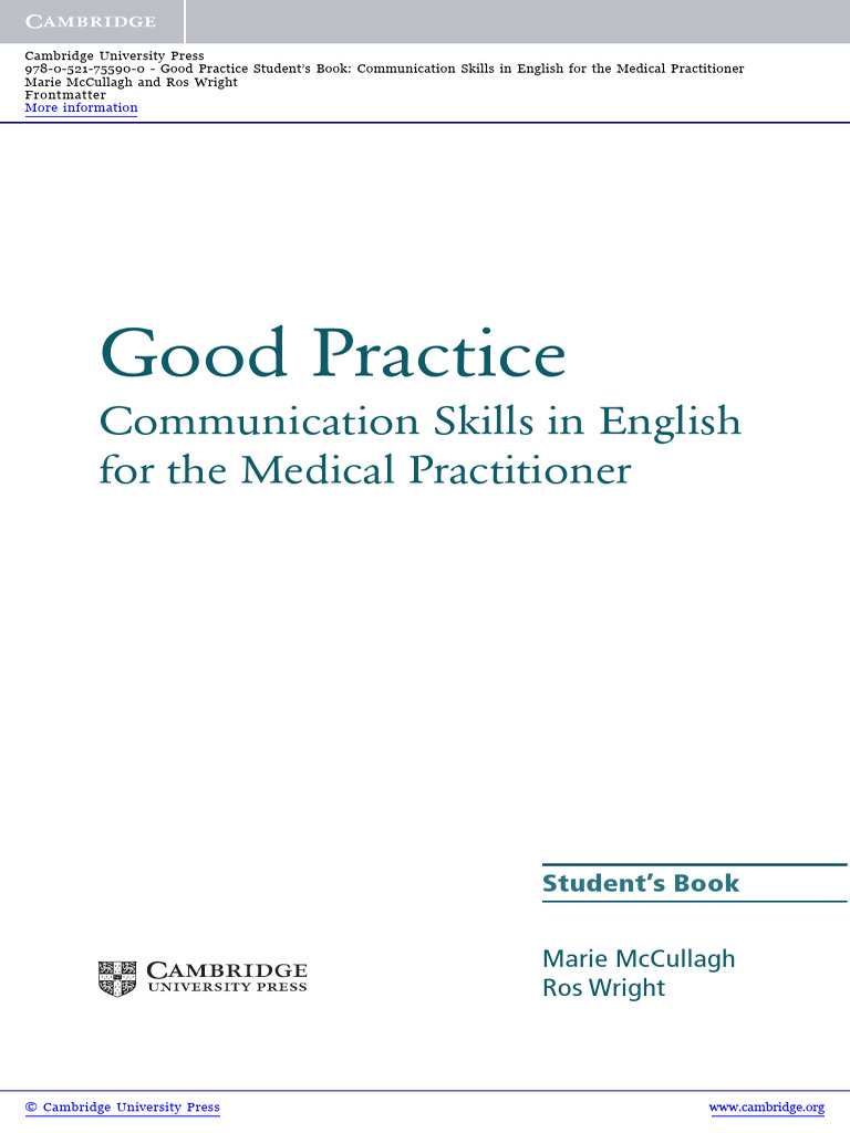 Good Practice Student's Book | PDF | Communication | Nonverbal