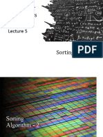 Algorithm Lecture5 Sorting 2