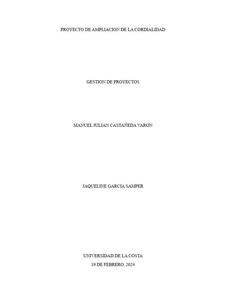 Avances y Retos en la Ampliación de la Cordialidad | PDF | Negocios ...