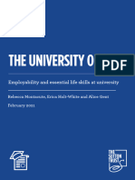 Employability and Essential Life Skills at University