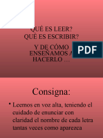 Ensen Ar A Leer y A Escribir