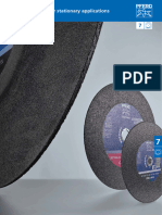 Cut-Off Wheels For Stationary Applications: Catalogue